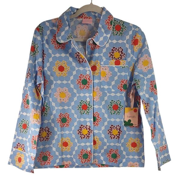 ban.do Tops - ban.do Vintage Look Floral Button Up Blouse, Size Small, NWT